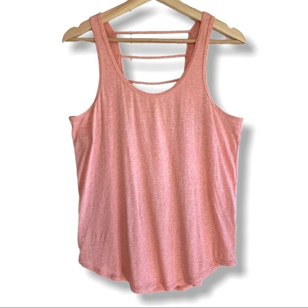 Zella Strapy Back Coral Tank Top
